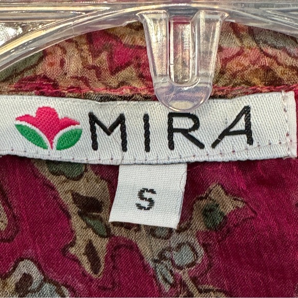 💗 Mira Boho Tunic Dress | Pink Paisley Sequin Embroidered | OS S/M - Picture 5 of 7